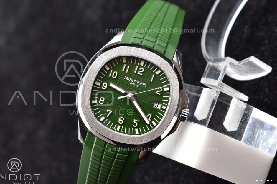 ZF Strap Dial 5168G 324CS Green Aquanaut Rubber 1:1 42mm On Best Edition Green 514 NewStyle SS 1026